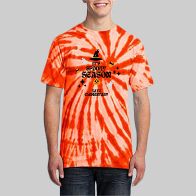 Adult Tie-Dye T-Shirt - Fall Holidays - Spooky Season Thumbnail
