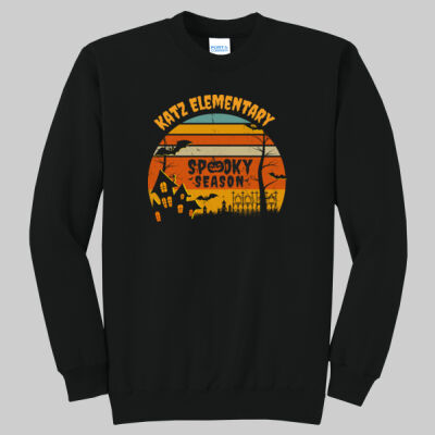 Adult Crewneck - Fall Holidays - Haunted House Thumbnail