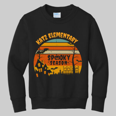 Youth Crewneck - Fall Holidays - Haunted House Thumbnail