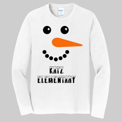 Adult Long Sleeve Shirt - Winter Holidays - Snowman Thumbnail
