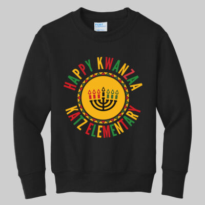 Youth Crewneck - Winter Holidays - Happy Kwanzaa Thumbnail
