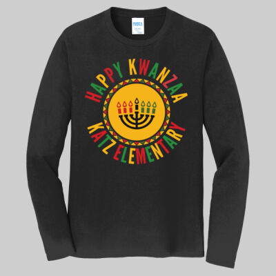 Adult Long Sleeve Shirt - Winter Holidays - Happy Kwanzaa Thumbnail